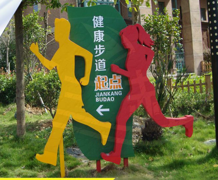 公園健康步道標(biāo)識