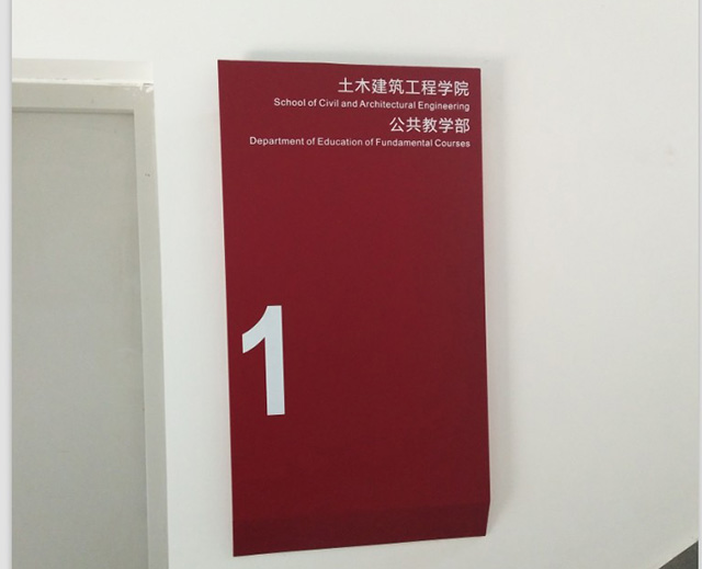 樓梯間索引標識牌